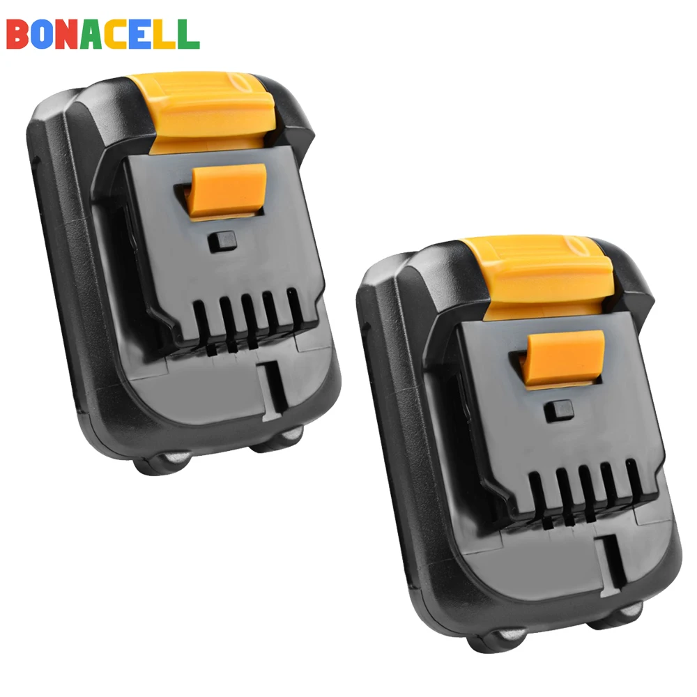 Bonacell для Dewalt 2000mAh 12V MAX Li Ion DCB120 DCB121 DCB123 DCB125 DCD710 DCF813 DCF815 DCF610 DCB100 DCT410S|Перезаряжаемые