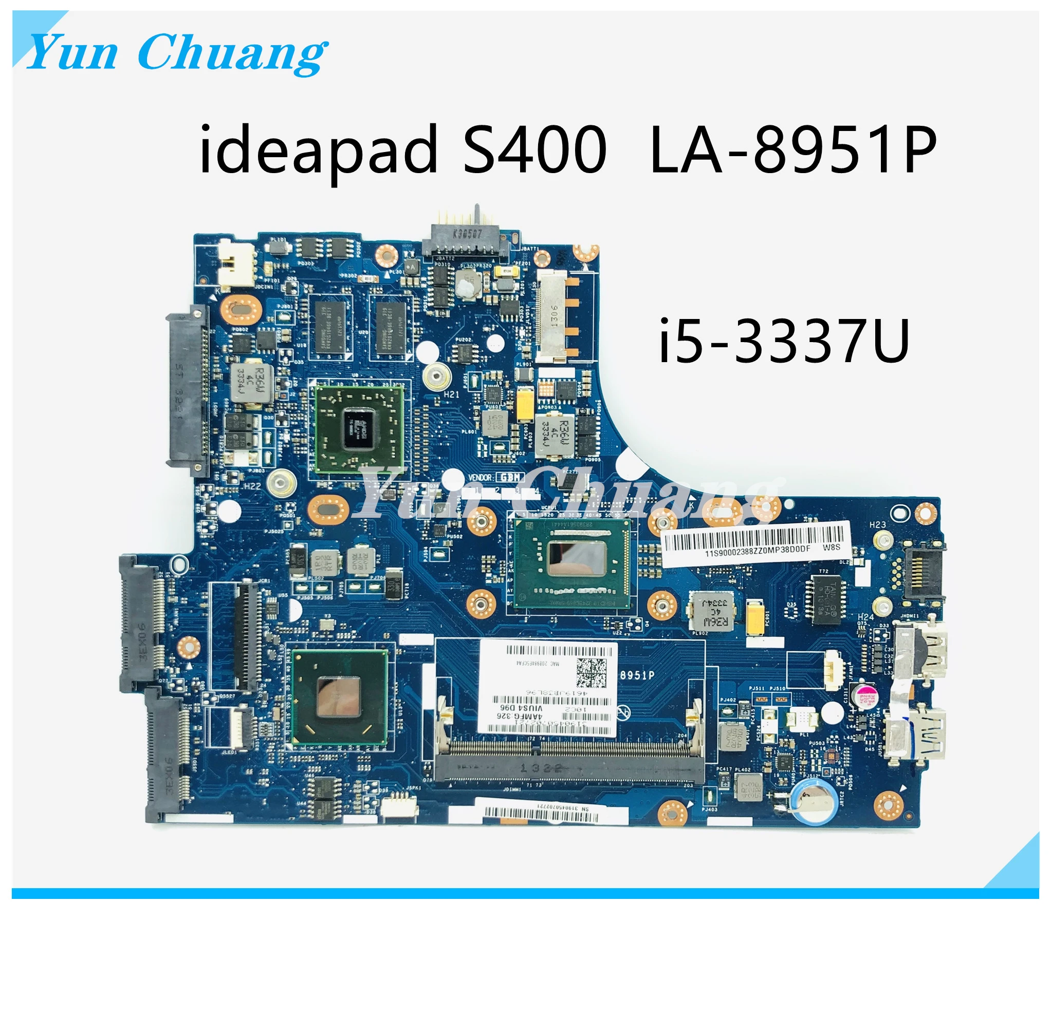 Материнская плата VIUS3 VIUS4 для ноутбука Lenovo S400 с LA-8951P/3337U DDR3 100% | Компьютеры и офис