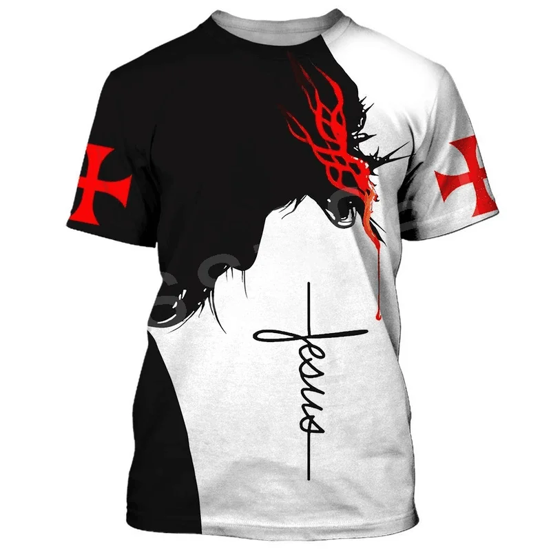 

Tessffel Knights Templar Armor Cavalier Streetwear Harajuku NewFashion 3DPrint Unisex Summer Short Sleeve T-shirts Men/Women s1