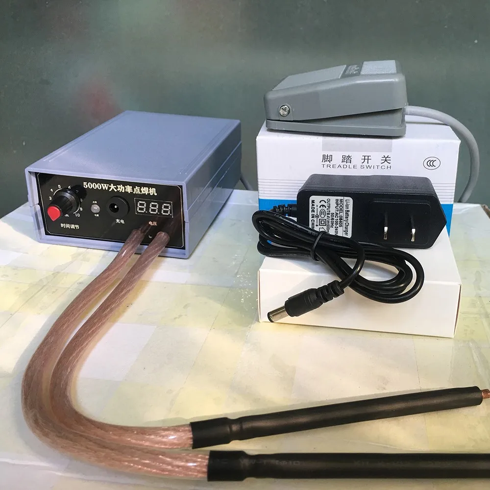 Ручной точечный сварочный аппарат сделай сам 12 В 5000 Вт высокомощный портативный