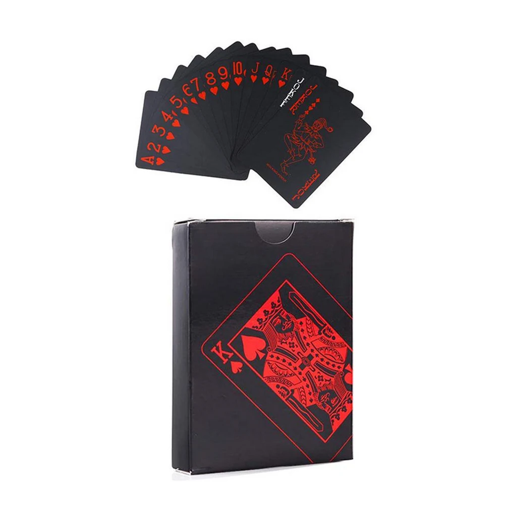 

Plastic PVC Poker Waterproof Magic Playing Cards Table Game Party Game Prop Waterproof Magic Cool Playing Cards