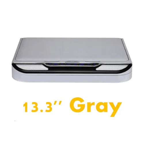 13,3 ''/15,6'' TFT цифровой экран Автомобильный автобус откидной DVD плеер HD верхний дисплей потолочный монитор на крыше 1080P HDMI MP5 - Цвет: 13.3 DVD Gray
