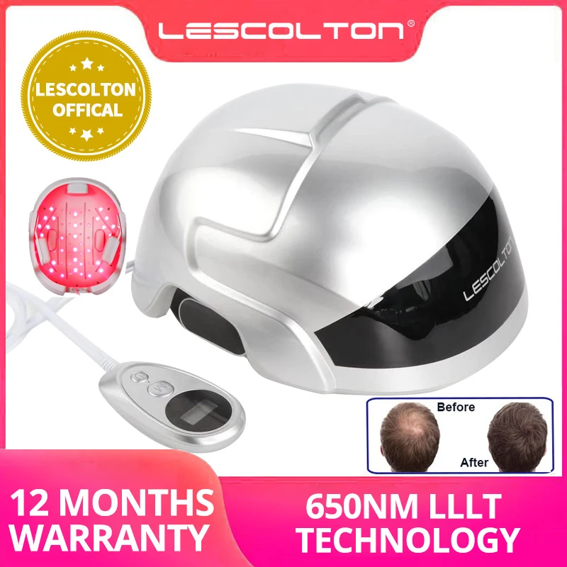 LED Hair Growth Helmet Anti Hair Loss Device Medical Hair Treatment Product for Men Women CE FCC Therapy Hair Restore Cap