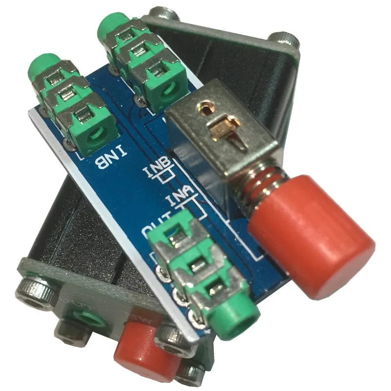 Аудиоисточник для наушников 2 в 1 выход Переключение распределительная плата два