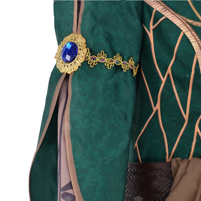 Triss Merigold Alternative Look DLC Outfit Cosplay Costume Dress Robe |