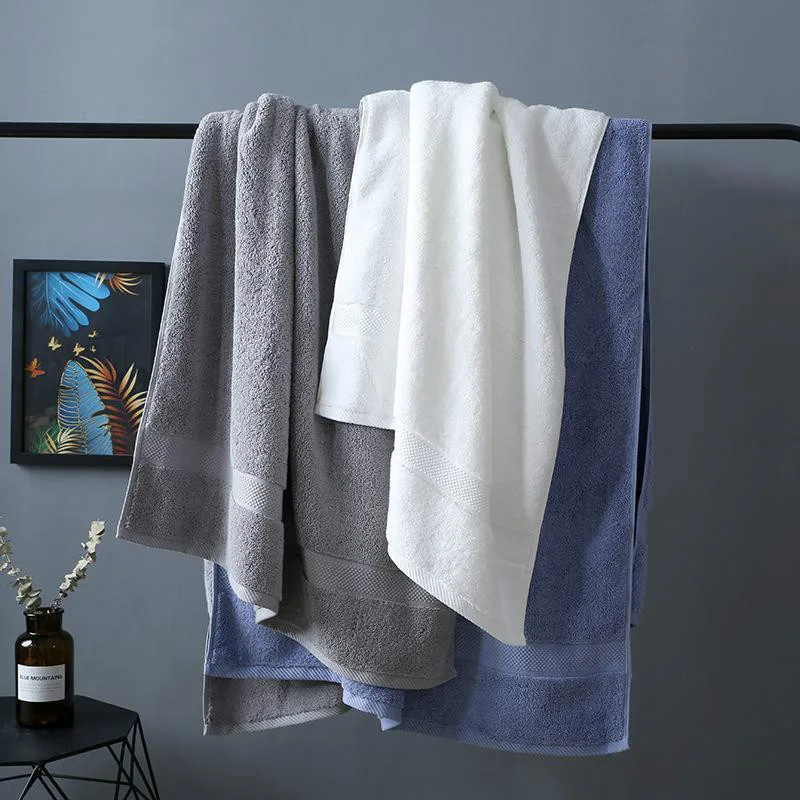 Large Bath Towel Pure Cotton Thick Water-absorbing And Quick-drying Not Easy To Lose Fluff Household 80x160cm |