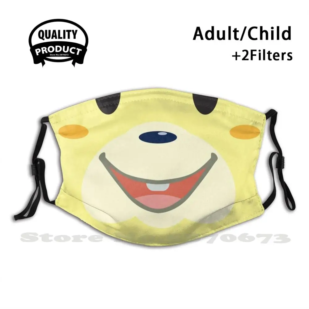 

Маска для лица Isabelle, модная маска для лица с фильтром, для взрослых и детей