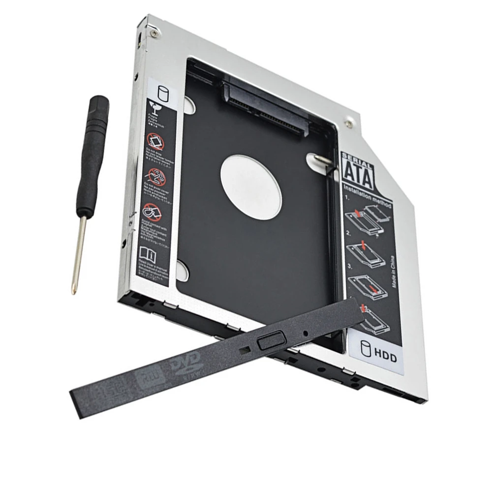 12 7 мм SATA 2nd SSD HDD Caddy для ASUS K55A K55DE K55DR K55N K55VD K55VM K55VS жесткий диск Caddy|Компьютерные
