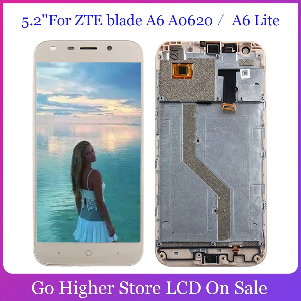 5 2 ZTE лезвие A6 A0620 ЖК дисплей Lite A0621 A0622 Дисплей кодирующий преобразователь