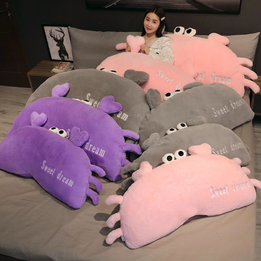 

Cute Large Crab Plush Toy Doll Girl Room Pillow Cushion Children Toy Home Decoration Gift