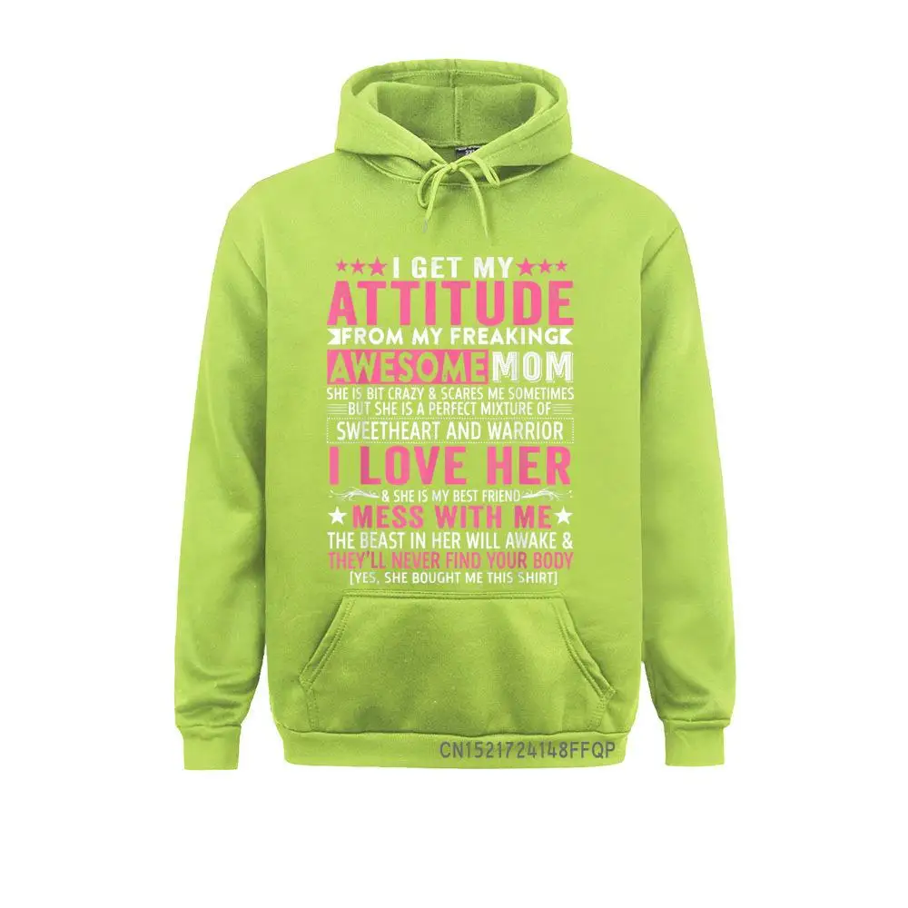 Я заработал свое отношение со своего внешнего вида Женский пуловер свитшоты для