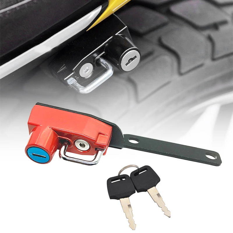 Комплект замков для мотоциклетного шлема 6 цветов противокражная защита