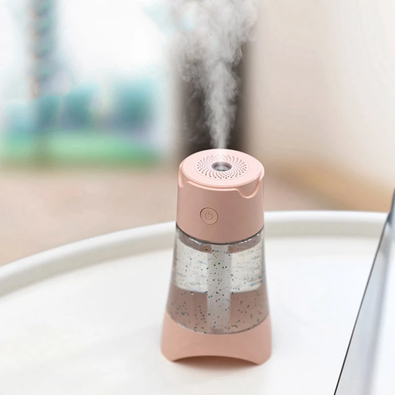 300ML USB Cat Air Humidifier Ultrasonic with LED Light Mini Fan for Home Office | Бытовая техника
