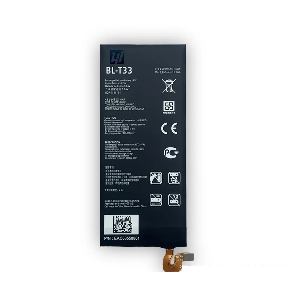 

Подходит для LG Q6 LM-X525HA G6MINIM700A M700A M700DSK BL-T33 Battery