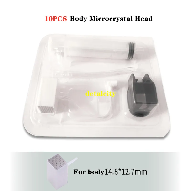 10pcs Body needles Ванадиевый титановый радиочастотный мезотерапевтический пистолет для лифтинга лица инструмент для красоты 3 наконечника мезо Микрокристаллическая ручка - Цвет: 10pcs Body needles