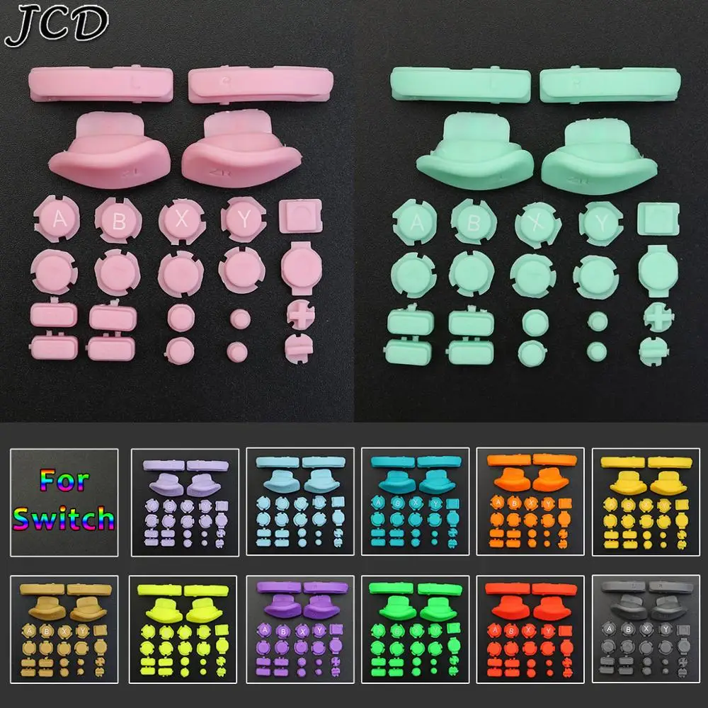 JCD Сменные ABXY Клавиши направления SR SL L R ZR ZL триггер полный комплект кнопок с