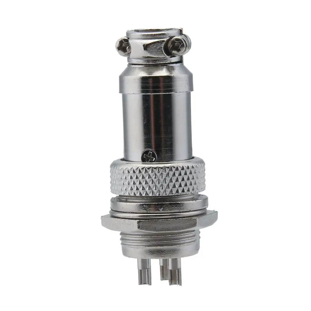 Разъем 16 мм 3Pin металлический аудио слайд on Авиационная вилка панель силового