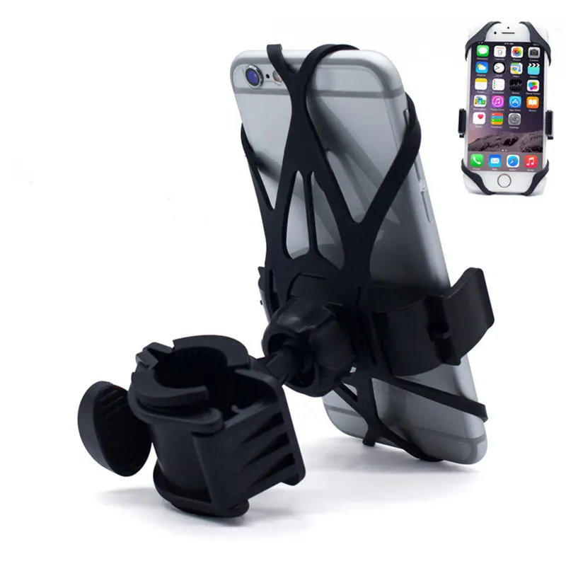 Велосипедный мобильный телефон держатель вращающийся силиконовый велосипедный