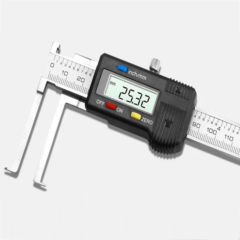 

LCD Digital Display Internal Groove Vernier Caliper 150mm Can Transmit Data Caliper Micrometer Inner Groove Measuring Tool