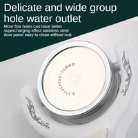 doubleside 360 degree rotating filter removable shower head pressurized water saving one button stop nozzle bathroom accessories