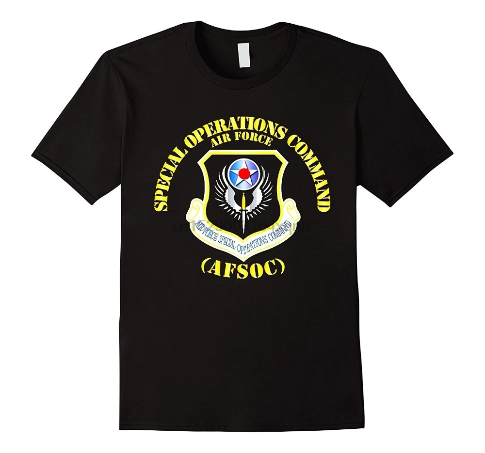 2019 Новые мужские футболки USAF Air Force специальные операции командная Футболка 100%