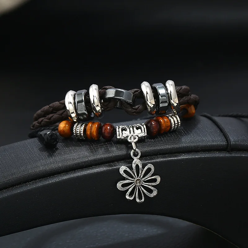 Новинка 2019 Прямая поставка с фабрики многослойный кожаный браслет и браслеты для