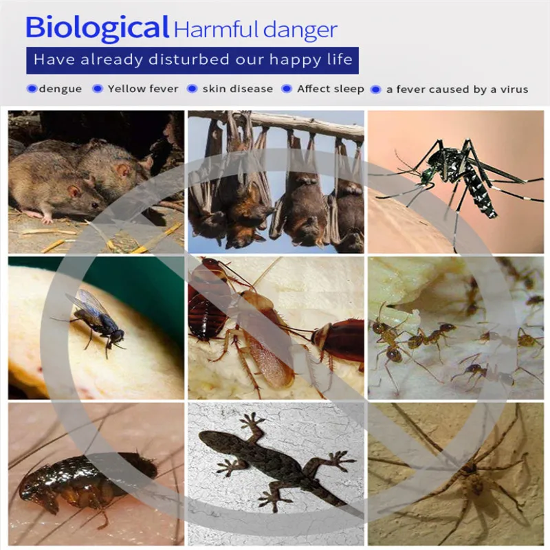 Портативный Ультразвуковой Отпугиватель вредителей с USB отпугиватель птиц