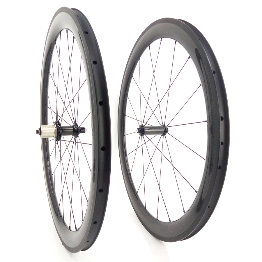FIC 38 50 60 88mm deep Powerway R36 Straight pull hub wheel 23mm wide Tubular Clincher Tubeless 700c Carbon Road Bike Wheelset | Спорт и
