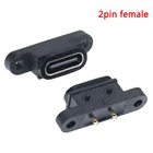 2-6 шт., водонепроницаемый USB-разъем с отверстием для винта, 180 градусов