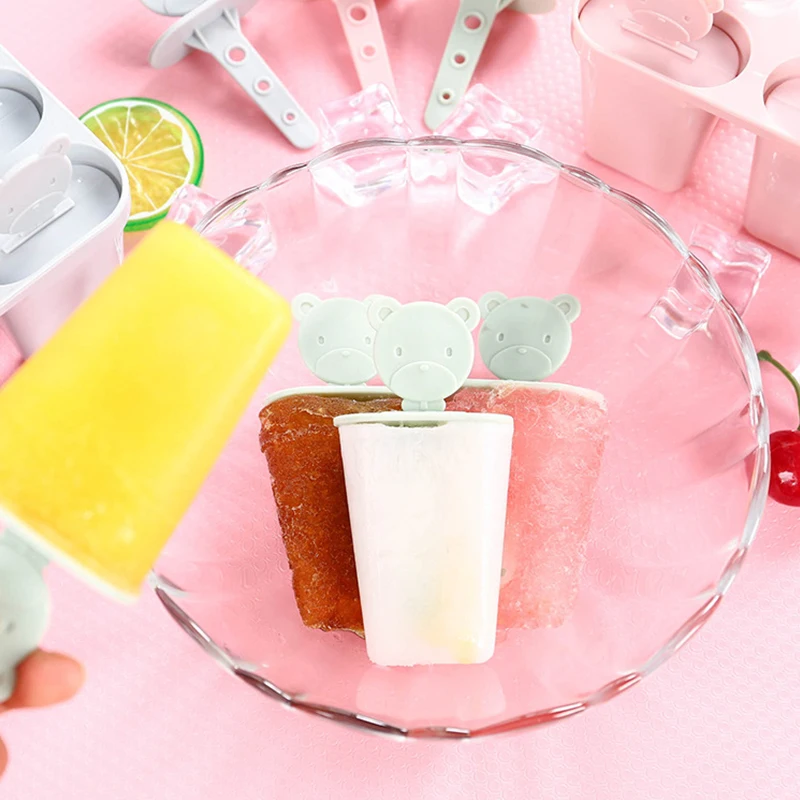 6 ячеек ручка медведя лоток для прессформы сковорода легко снимается кухонные