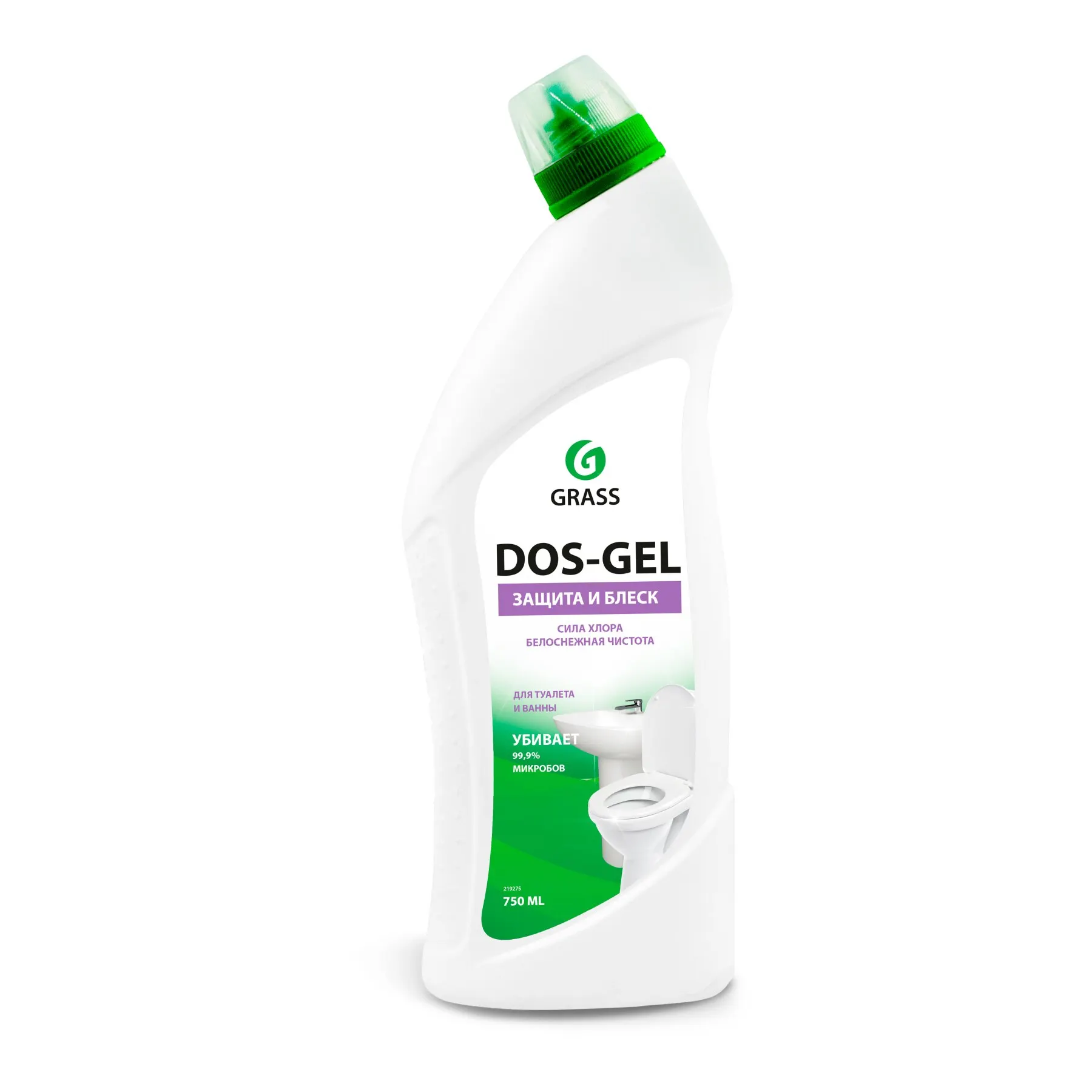 Дезинфицирующий чистящий гель &quotDOS GEL" (флакон 750 мл) | Дом и сад
