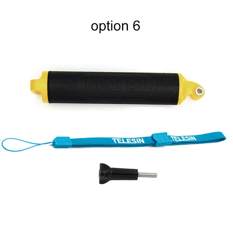 option 6 PULUZ 60 м Дайвинг Водонепроницаемый чехол для DJI OSMO Pocket TELESIN Floaty ручной селфи палка для gopro hero 7/6/5 экшн-камеры - Цвет: option 6