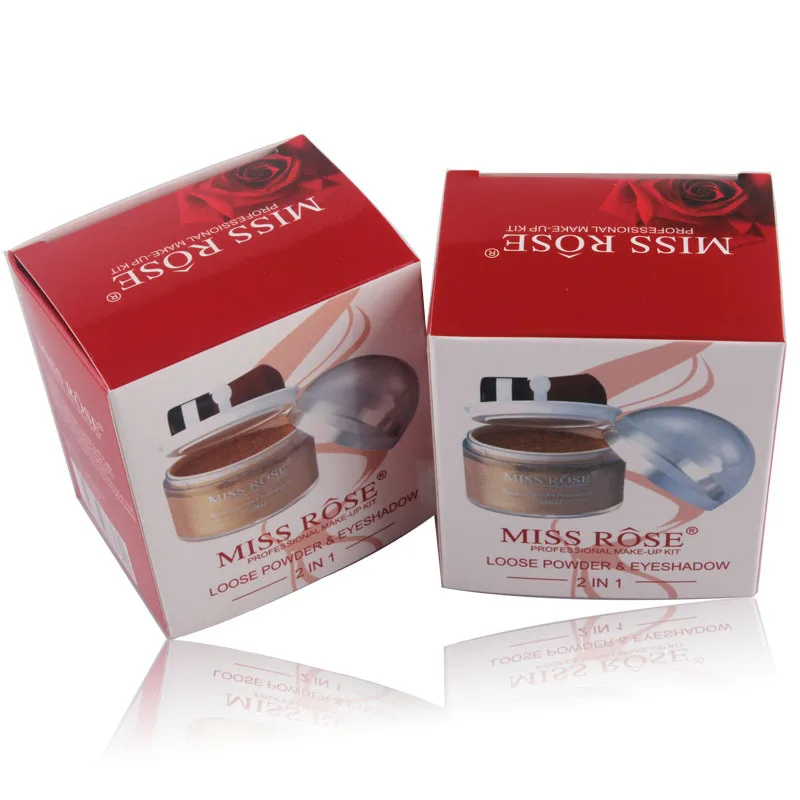 Miss Rose diamond glitter highlighter powder Золотой Серебряный пигмент стойкий водостойкий