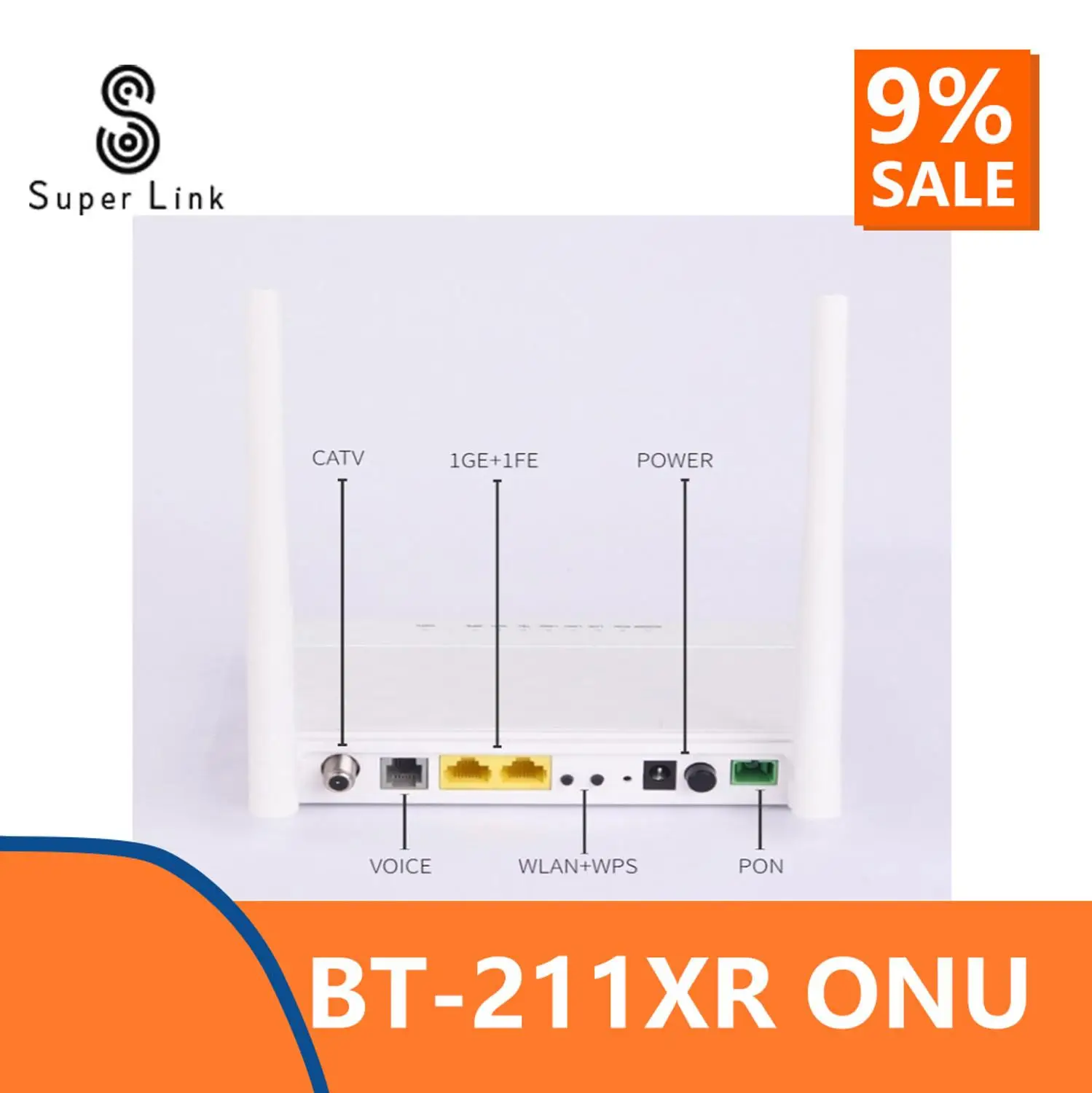 BTPON xpon gpon ont 1ge catv wifi маршрутизатор 1catv + 1fe tel pon epon onu BT 211XR|Оптоволоконное