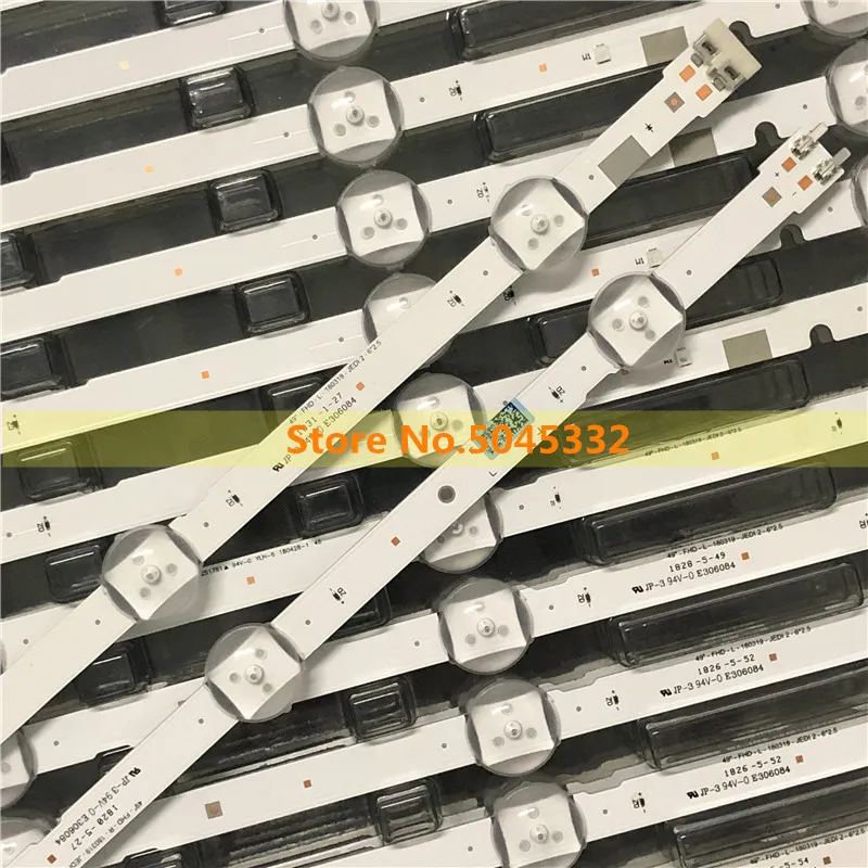 Новинка Светодиодная лента для подсветки 8 шт. Samsung UN49j5200AG UN49J5290AG E306084 зеркальная