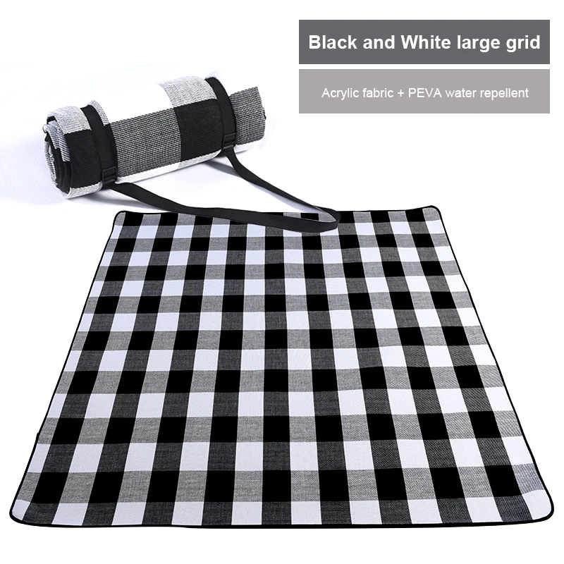 

Picnic & Beach Blanket Handy Mat Plus Thick Dual Layers Sandproof Waterproof Padding Portable for the Family, Friends, Kids
