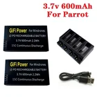 3,7 в 600 мАч 15c сменный литий-полимерный аккумулятор для попугаев мини-дронов Mambo прыгающий сумо и вращающийся паук 3,7 в батарея для Дронов