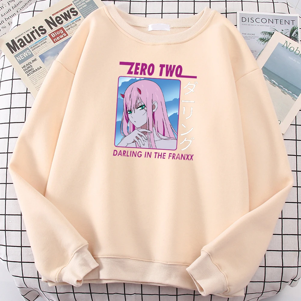 

Мужская толстовка с рисунком в стиле аниме Дарлинг в Franxx Zero Two