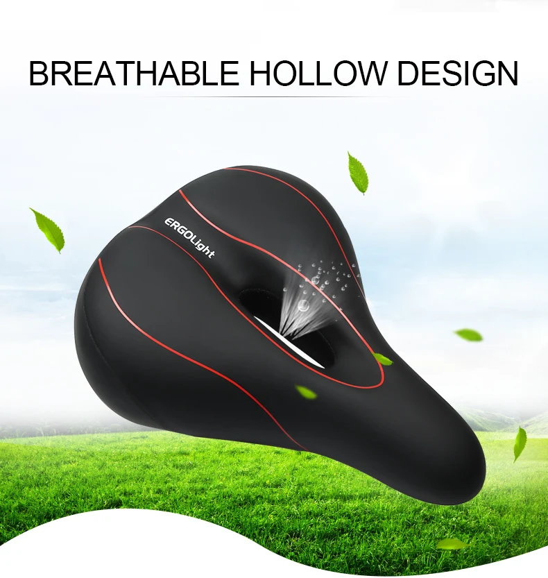 Велосипедное седло с задним фонарем Увеличить MTB Дорожный велосипед Велоспорт