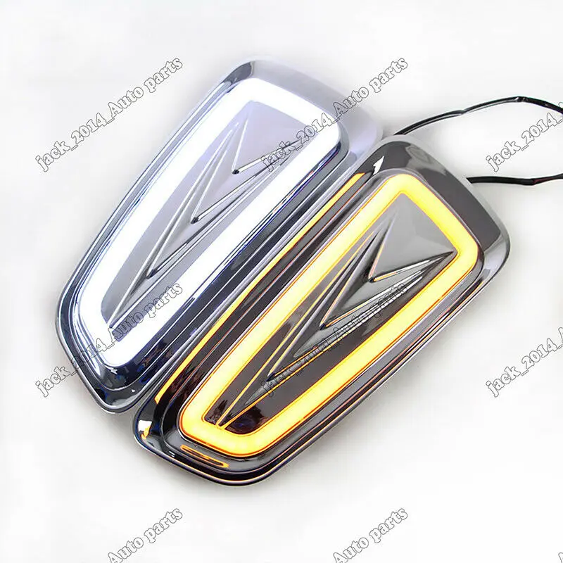 Светодиодные дневные ходовые огни белый + желтый свет ДХО подходит для Ford Raptor 2010