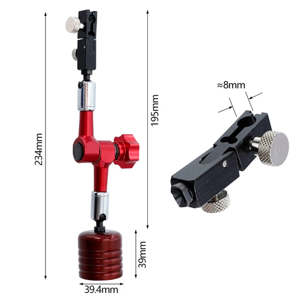 

New Universal Flexible Dial Test Indicator Magnetic Base Holder Stand Magnetic Correction Gauge Stand Indicator Tool Measuring