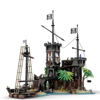 ship in 15 days1964pcs moc 69306 pirate fortress medieval pirate bay for 21322 barracuda bay pirate designed by gr33tje13
