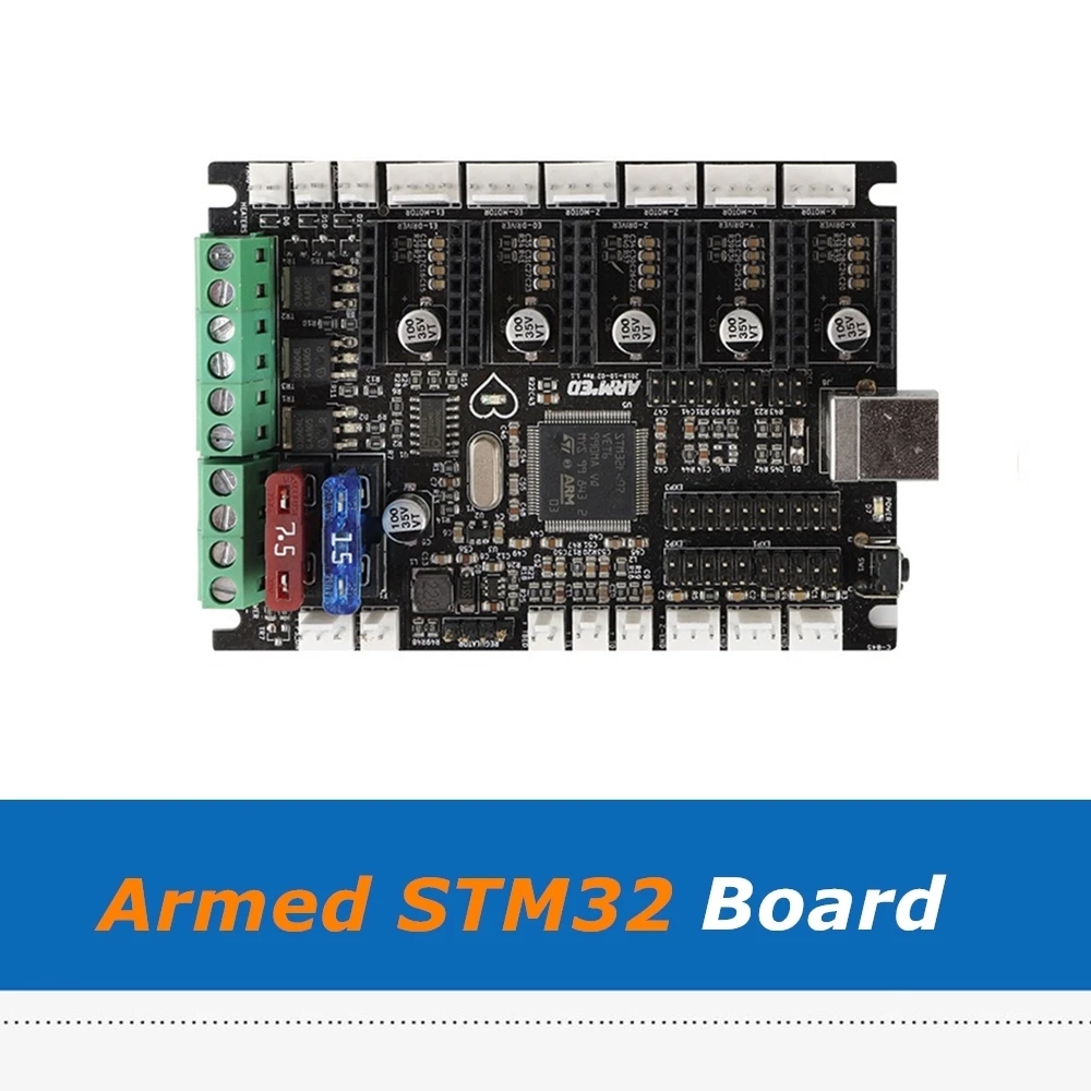 1pc armed stm32 board marlin 2 0 arduino 3d printer 32bit mainboard for diy prusa i3 mk3s mmu2s 3d printer parts free global shipping