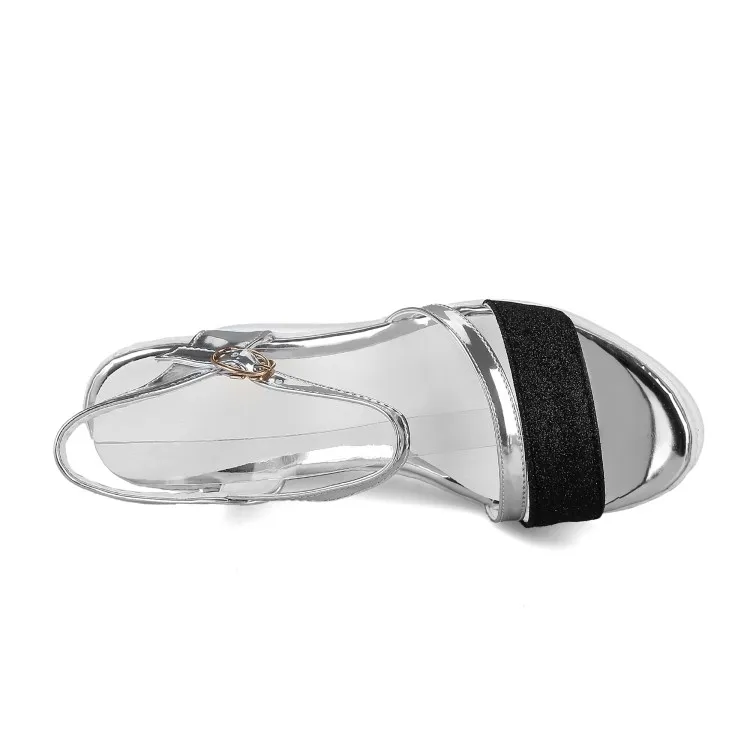 Сандалии на танкетке для женщин босоножки толстая подошва с поролоновой