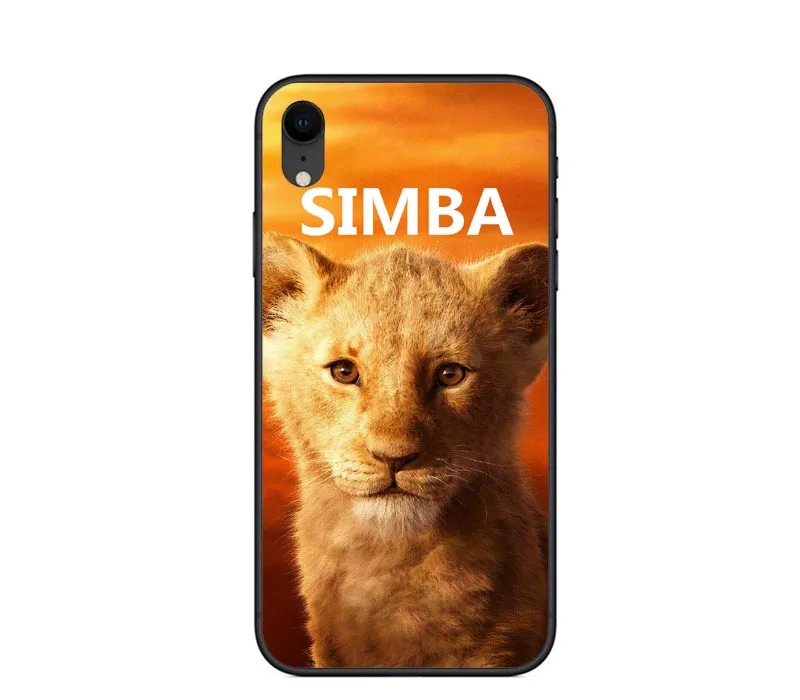 TPU Мягкий силиконовый чехол для телефона Lion King Simba из ТПУ для Apple iPhone 8 7 6 6S Plus X XS MAX 5 5S SE XR чехол Coque Capa - Цвет: TPU