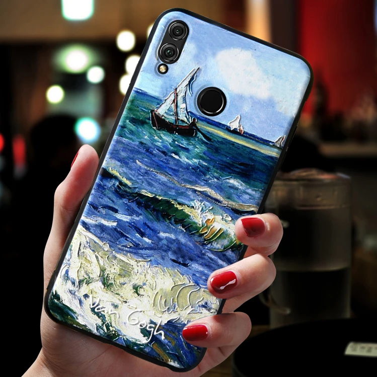 3D художественный чехол для huawei P20 P10 P30 Lite Pro Чехол для huawei mate 20 10 lite P Smart чехол для Honor 10 9 lite 8X20 Pro Чехол