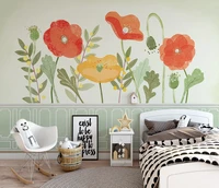 custom background wall landscape flower plant bedroom living room background wall mural wallpaper mural 3d wallpaper for