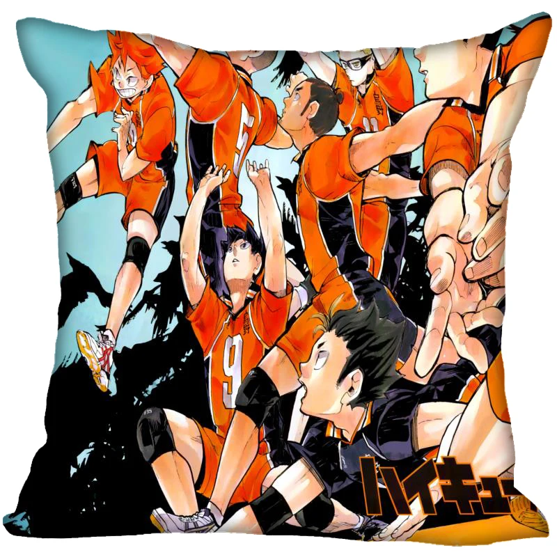 

Nice Anime Haikyuu Pillow Case Modern Home Decorative Pillowcase 35x35cm,40X40cm(one sides) For Living Room Pillow Cover