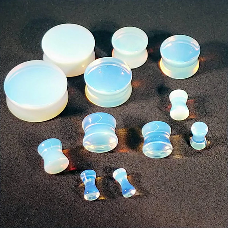 

Туннели с заглушками Для Пирсинга Ушей Опалит, камень, 4G-25 мм, пара ювелирных изделий