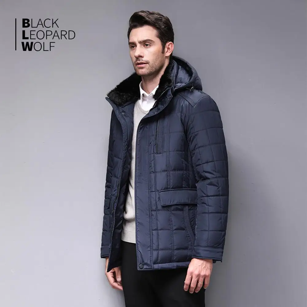 Blackleopardwolf 2019 Новое поступление зимнее пальто повседневное классическое для